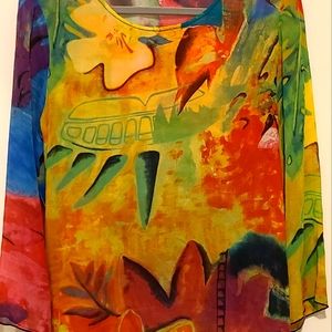 Chico's Silk Tunic. Used.